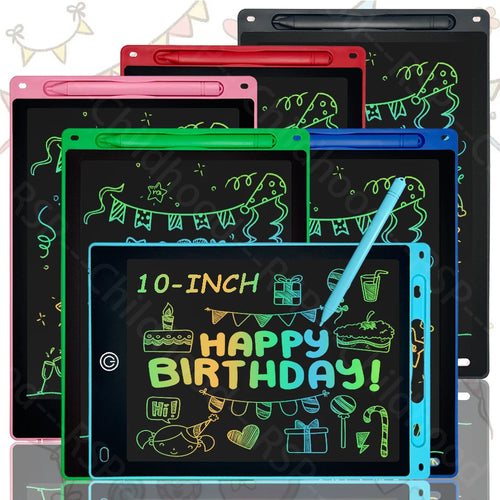 10 Inch LCD Drawing Tablet Writing Board Doodle Toys Graphic Tablet Electronic Handwriting Pad For 3-8 Years Kids Birthday Gifts